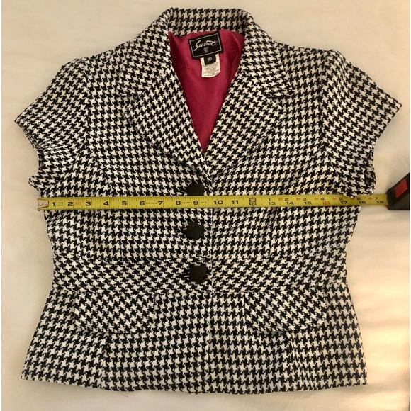 Houndstooth Suit Bohemian Embroidered Tops Bundle - Picture 6 of 16